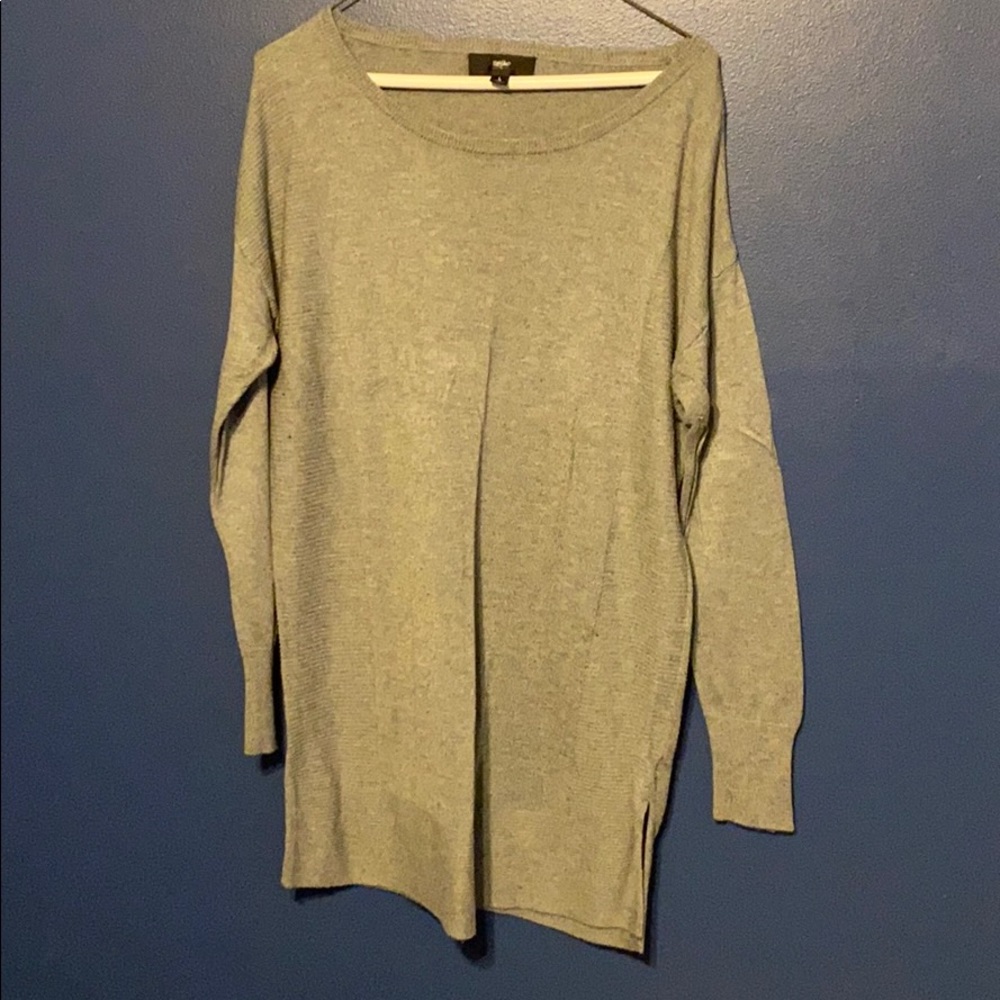 Long sleeved, oversized sweater.